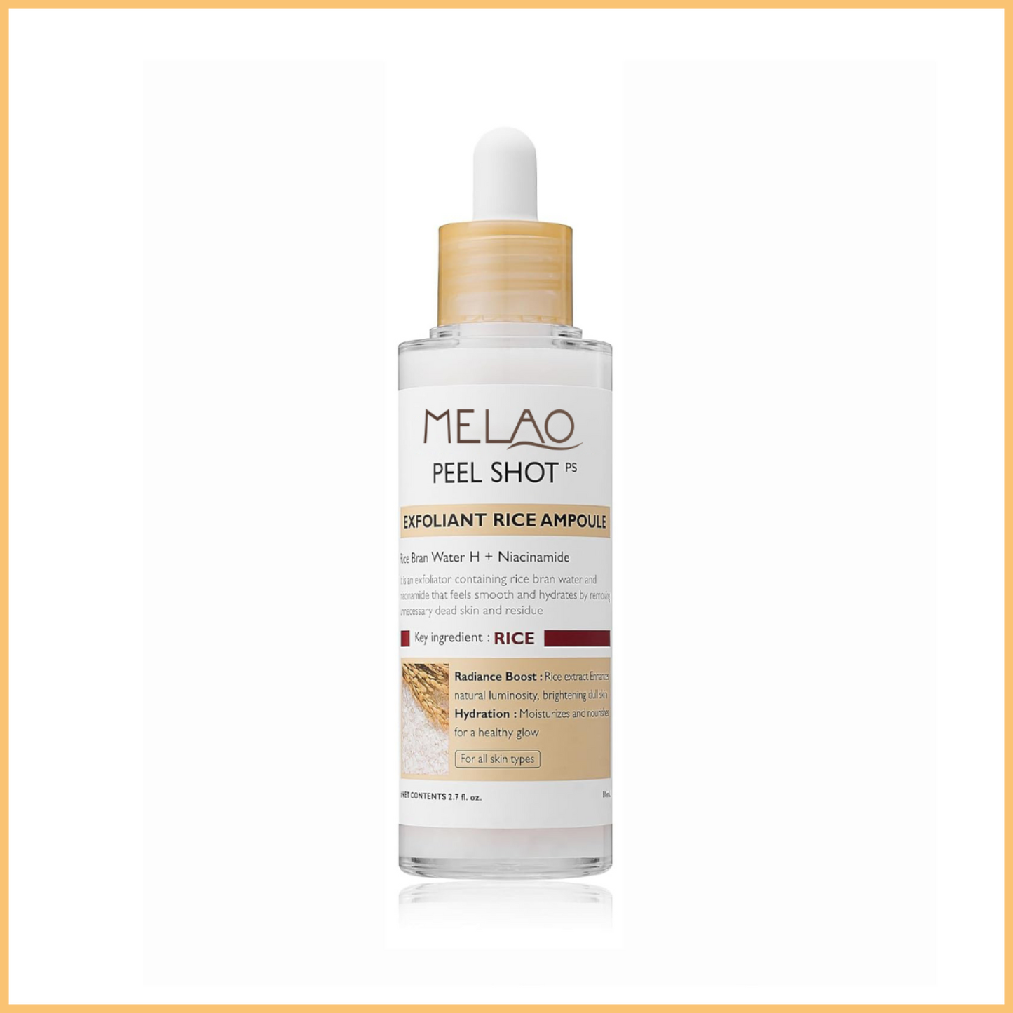 Peel Shot Glow Rice Ampoule Duo by MELAO BEAUTY